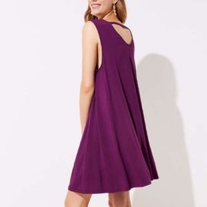 BNWT LOFT Petite Bar Back Swing Dress
